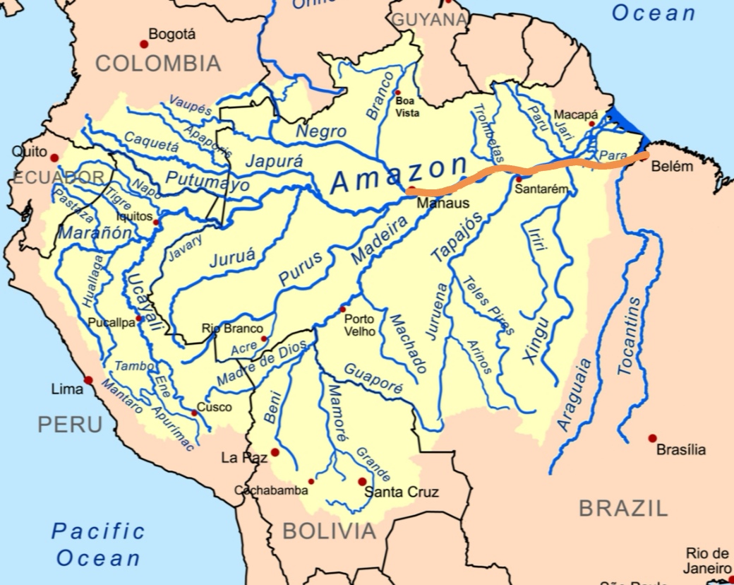 axis Precipice cease Traversând Amazonia. 1600 de km pe barcă de la Manaus la Atlantic. –  VULPEA.RO